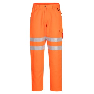 Portwest EC40 Spodnie do pasa ostrzegawcze Eco pomarańczowy