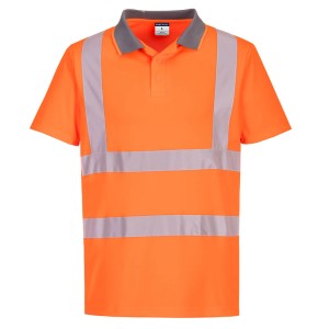 Portwest EC10 Polówka ostrzegawcza Eco z krótkim rękawem (6 sztuk) pomarańczowy