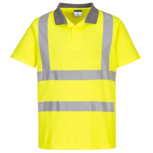 Portwest EC10 Polówka ostrzegawcza Eco z krótkim rękawem (6 sztuk) żółty