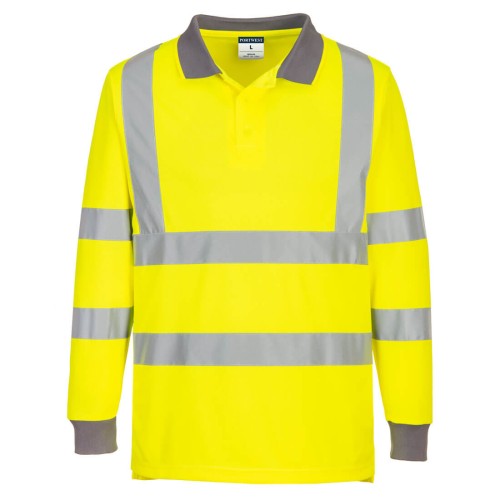 Portwest EC11 Polówka ostrzegawcza Eco (6 szt) żółty