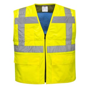 Portwest CV02 Kamizelka chłodząca ostrzegawcza żółty LXL