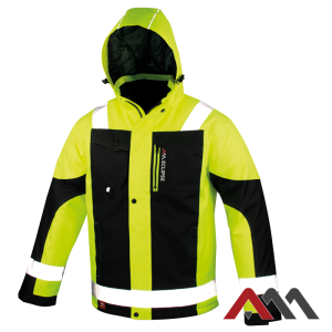 A-M Kurtka Ocieplana ECLIPSE OXFORD seledynowo/czarna