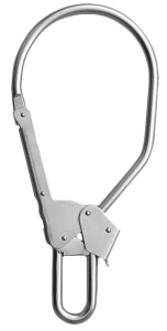 AZ 025 - Zatrzaśnik zaczepowy z zapadką blokującą typu """"EasyHook Open"""" otwarcie 83 mm - nierozłączalny