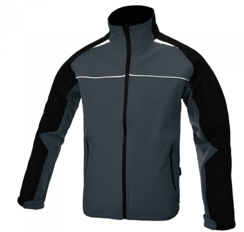 Kurtka softshell PROFESSIONAL szara M-XXXL