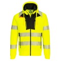 Portwest DX477YBR Bluza ostrzegawcza DX4 ze stójką zapinana na zamek żółty/czarny