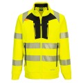 Portwest DX477YBR Bluza ostrzegawcza DX4 ze stójką zapinana na zamek żółty/czarny 1