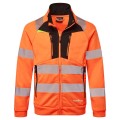 Portwest DX477OBR Bluza ostrzegawcza DX4 ze stójką zapinana na zamek orange/black 1