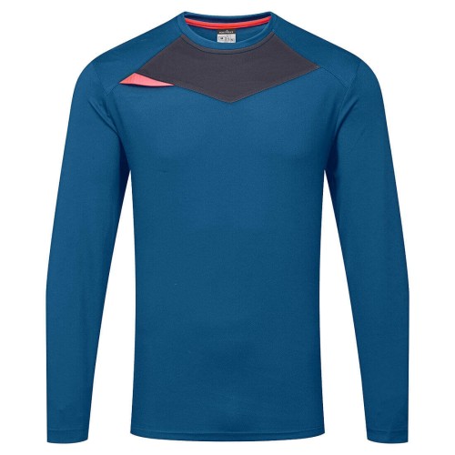 Portwest DX415MBR T-Shirt z długimi rękawami DX4 metro blue