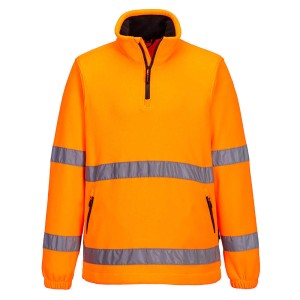 Portwest F302ORR Polar ostrzegawczy z zamkiem 1/2 pomarańczowy