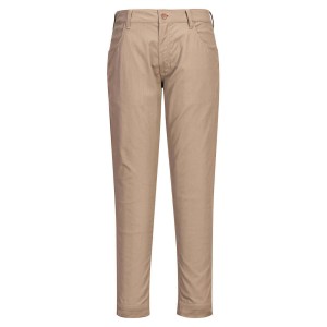 Portwest FR404KHR Spodnie trudnopalne Bizflame 88/12 Stretch khaki