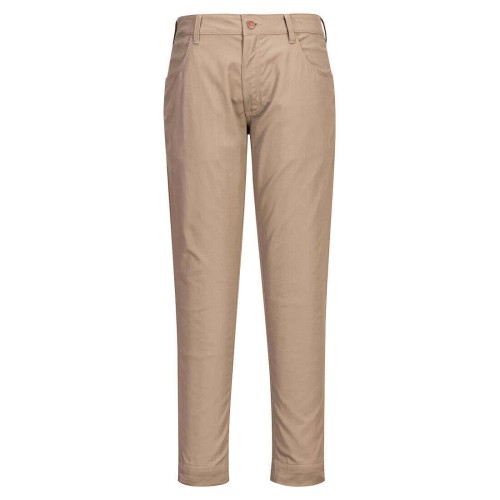 Portwest FR404KHR Spodnie trudnopalne Bizflame 88/12 Stretch khaki