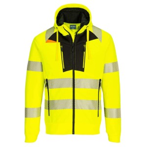 Portwest DX484YBR Bluza ostrzegawcza z kapturem DX4 żółty/czarny