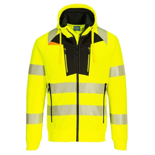 Portwest DX484YBR Bluza ostrzegawcza z kapturem DX4 żółty/czarny
