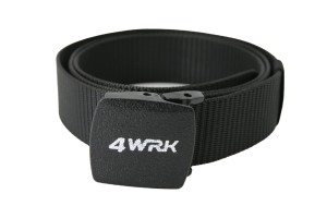 Pasek do spodni 4wrk boa czarny - czarny plastic