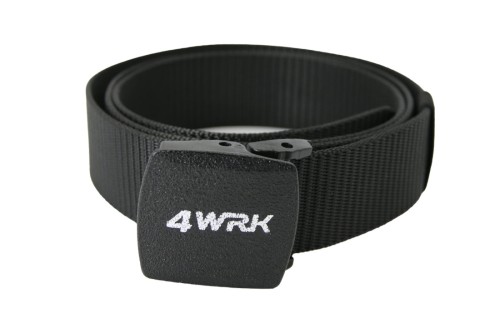 Pasek do spodni 4wrk boa czarny - czarny plastic