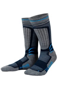 Skarpety Merino 3Kamido OUTDOOR - szaro-granatowy