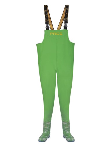 Spodniobuty damskie SB01-D - zielony (stokrotka)
