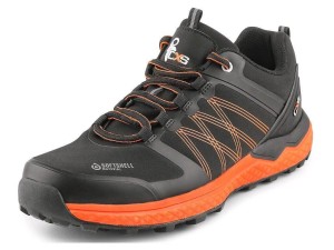 Półbuty softshell CXS SPORT - czarno-pomarańczowy