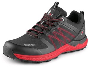 Półbuty softshell CXS SPORT - czarno-czerwone