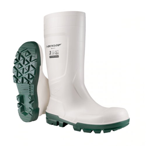 Kalosze DUNLOP WORK-IT SAFETY S4 SR FO LG - biały