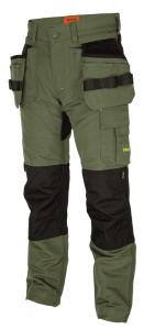 Bennon Spodnie robocze do pasa EREBOS green/black