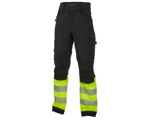 Spodnie do pasa odblaskowe Bennon REFLECTOS Trousers black/yellow
