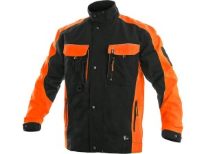 Bluza CXS SIRIUS BRIGHTON męska - czarno-pomarańczowy