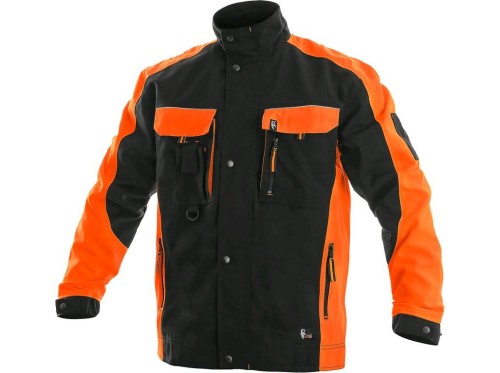 Bluza CXS SIRIUS BRIGHTON męska - czarno-pomarańczowy