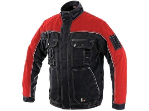 Bluza CXS ORION OTAKAR męska zimowa - czarno-czerwony