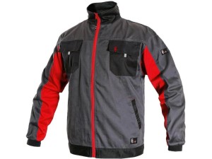 Bluza CXS PHOENIX PERSEUS męska - szaro-czerwony