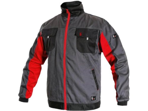Bluza CXS PHOENIX PERSEUS męska - szaro-czerwony