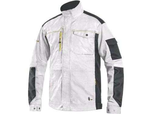 Bluza CXS STRETCH męska - biało-szary