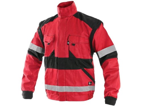 Bluza CXS LUXY BRIGHT męska - czerwono-czarny