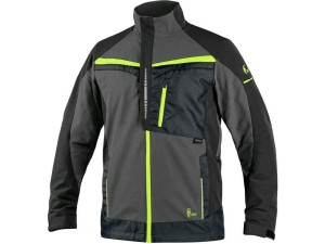 Bluza CXS NAOS męska HV żółte elem. - szaro-czarny