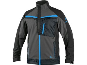 Bluza CXS NAOS męska HV niebieskie elem.