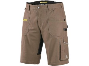 Spodenki krótkie CXS STRETCH męskie - beżowo-czarny
