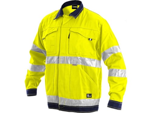 Bluza CXS NORWICH męska ostrzegawcza - żółto-niebieski