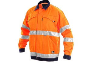 Bluza CXS NORWICH męska ostrzegawcza - pomarańczowo-niebieski