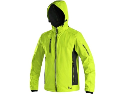 Kurtka softshell CXS DURHAM męska - żółto-czarny