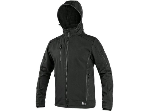 Kurtka softshell CXS DURHAM męska - czarny