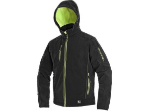 Kurtka softshell CXS DURHAM męska - czarno-żółty
