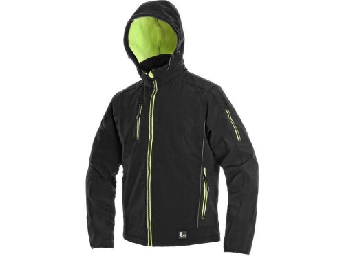 Kurtka softshell CXS DURHAM męska - czarno-żółty