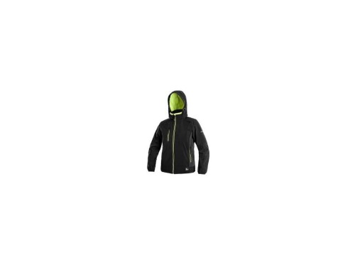 Kurtka dziecięca DURHAM softshell - czarno-żółty
