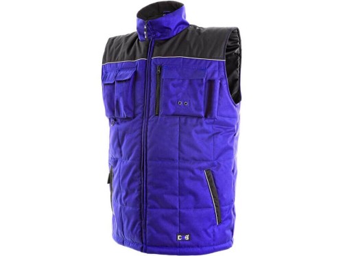 Kamizelka SEATTLE męska zimowa - niebiesko-czarny