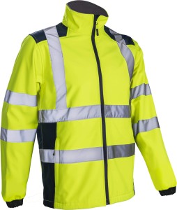 Kurtka KANPA SOFTSHELL HV - żółty