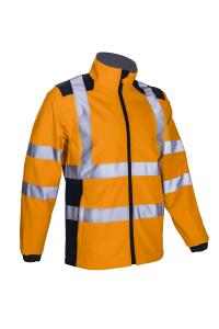 Kurtka KANPA SOFTSHELL HV - pomarańczowy