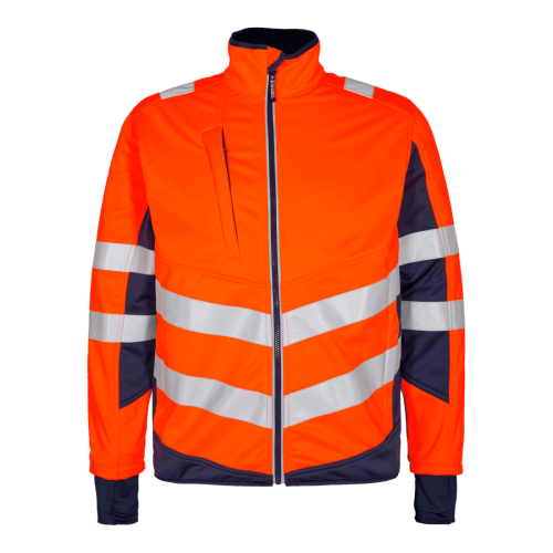 Kurtka ostrzegawcza ENGEL Safety Softshell - Hivis pomarańczowy/niebieski