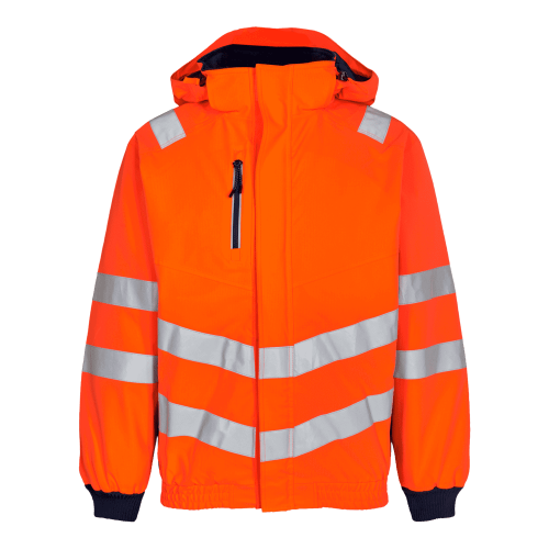 Kurtka ostrzegawcza ENGEL Safety Pilot - Hivis pomarańczowy/niebieski