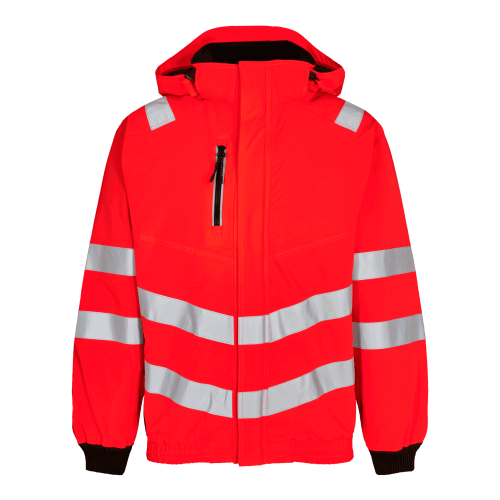 Kurtka ostrzegawcza ENGEL Safety Pilot - Hivis czerwony/czarny