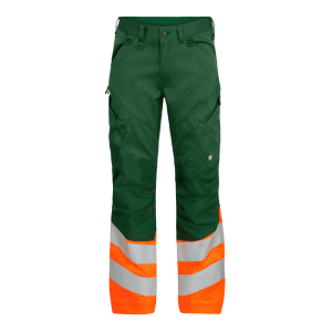 Spodnie do pasa ENGEL Safety - zielony/pomarańczowy